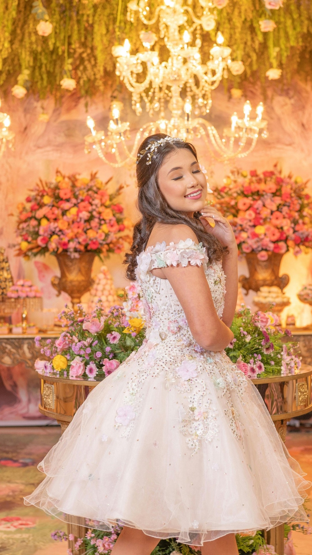 Debutante em sua celebração